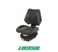 Sedile Small in sky nero con sospensione meccanica