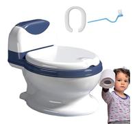 Sedile sicuro per il bagno, attacco WC per bambini, comodo cuscino per allenamento, spazzola per la pulizia facile inclusa, (35 x 32 x 29 cm), design robusto, ideale per insegnare al vasino a ragazzi