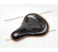 SEDILE SOLO IN PELLE PER MOTORE HARLEY SPORTSTER CUSTOM CHOPPER BOBBER INCISO