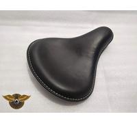 SEDILE SOLO PER HARLEY SPORTSTER BOBBER CHOPPER PERSONALIZZATO IN PELLE NERA