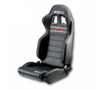 SEDILE SPARCO REPLICA MARTINI RACING ECOPELLE NERO,RICAMI MARTINI NEW TYPE 2022