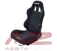 sedile sportivo auto racing reclinabile races nero tessuto ergonomico con guide