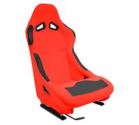 Sedile Sportivo 'BW' - Rossa - Schienale Fisso - incl. Slitte