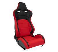 Sedile Sportivo Sede Benna Ms Nero/Rosso Regolabile Schienale Incl.