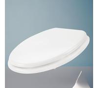 Sedile tavoletta copriwater in mdf universale ultraresistente bianco