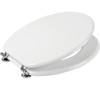 SEDILE TAVOLETTA COPRIWATER LACCATO BIANCO UNIVERSALE PER BAGNO COPRI WC IN LEGNO