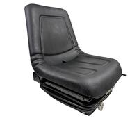 Sedile trattore con molleggio meccanico verticale in PVC modello stretto - AMA