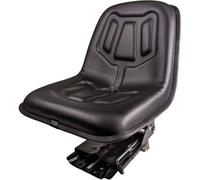 Sedile trattore con molleggio meccanico verticale in PVC modello stretto - GoPar