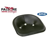 Ama Sedile universale imbottito fisso in ecopelle con lamiera per trattore e mezzi agricoli