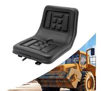 Sedile universale per carrelli elevatori, regolazione flessibile, design confortevole per trattori, mietitrebbie, tosaerba ed escavatori, supporta fino a 100 kg, 44,5 x 35,5 x 33,5 cm