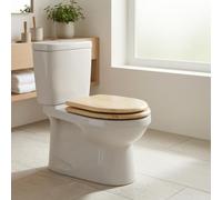Sedile Water-Closet Legno Resistente | Completo di Kit di Montaggio, Sedile WC con Cuscino Riscaldante, Sanitari, per Ristrutturazione