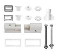 Sedile WC con cerniera Soft Close in ABS e metallo, attacco per sedile WC standard con chiusura silenziosa e delicata