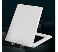 sedile WC， Con cerniere regolabili Top Fix 360 Design moderno e di lusso,03b(40~45cm*34.5cm)