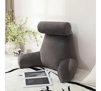 sedile WC, Con collo staccabile, cuscino di supporto for la schiena con for il braccio, for Cuscino lombare ergonomico(Ancient Tripod Gray,75x40x40cm)