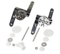 Sedile WC, Connettore for coperchio WC ad abbassamento lento Cerniera a cinghia dritta Cerniera di ricambio in lega di zinco