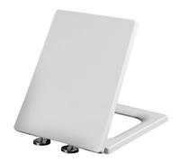 sedile WC, Coperchio for WC durevole standard a sgancio rapido, adatto for WC quadrato standard,-~(40~45cm*34.5cm)