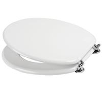 Sedile wc coprivaso copriwater bagno copri vaso water in legno bianco universale