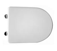 Sedile wc coprivaso per Althea vaso Marion 44x35,8 cm copriwater bianco in legno