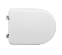 Sedile wc coprivaso per Azzurra vaso Elios 43-46x34 cm con cerniere regolabili