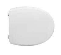 Sedile wc coprivaso per Azzurra vaso Full 56 bianco 46x38 cm con cerniere fisse