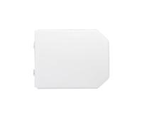Sedile WC coprivaso per Cesame vaso Decò 42-48x36 cm bianco cerniere regolabili