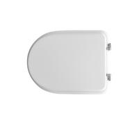 Sedile wc coprivaso per Cesame vaso System 41,6x47 cm copriwater bianco in legno