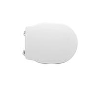 Sedile wc coprivaso per Eos vaso Boheme 44,5-47x36 cm bianco cerniere regolabili