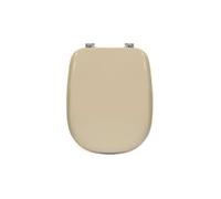 Sedile wc coprivaso per Ideal Standard vaso Tesi 39-44,3x33,7 cm legno Champagne