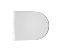 Sedile wc coprivaso per Kerasan vaso Ritmo 38-40 x 32 cm con cerniere regolabili