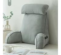 sedile WC, Cuscini for Lo Schienale Divano Multifunzionale E Cuscino for Il Comodino Con Bracciolo for Guardare I Giochi TV(Light Gray)