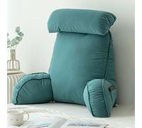 sedile WC, Cuscini for Lo Schienale Divano Multifunzionale E Cuscino for Il Comodino Con Bracciolo for Guardare I Giochi TV(Emerald Green)