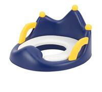 Sedile WC da allenamento per bambini, comodo e antiscivolo, con manici, impermeabile, con schienale, sedile da allenamento portatile per ragazze, Ki