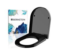 Sedile WC di ricambio nero e valvola per WC sospeso ambra (CH1088/1088R/NT2019/NT2039/B-8030)