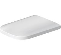 Sedile WC Duravit Happy D.2 con cerniere SoftClose in acciaio inox, allungato
