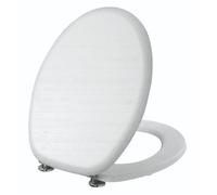 SEDILE WC IN MDF CON CERNIERE E VITI DI FISSAGGIO IN METALLO BIANCO MAURER
