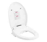 Sedile WC intelligente, riscaldato elettricamente, lavabile e asciugabile, con bidet integrato, display LCD e telecomando, temperatura regolabile