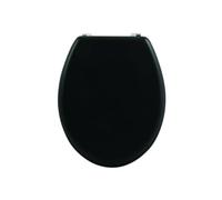 MSV Sedile WC MDF CLÉO Nero Opaco - Cerniere Inox