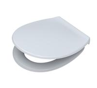 Sedile Wc Pagette Exklusiv Bianco con Coperchio, Edelstahl-Befestigung 790821602