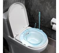 Sedile WC per anziani, lavabo per donna, bagno sitz con sciacquone per la