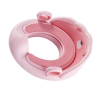 Sedile WC per bambini,34x38cm Riduttore vasino con protezione per urina,PP Attacco per sedile WC vasino con maniglie,attacco sicuro per il bagno,staccabile,per la maggior parte dei