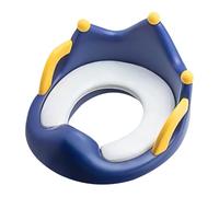 Sedile WC per bambini, antiscivolo, con manici comodi, sedile per WC con schienale, portatile, impermeabile, per campeggio, viaggi, attività all'aperto