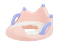 Sedile WC per bambini, comodo, antiscivolo, con manici, con schienale, portatile, impermeabile, per campeggio, viaggi, attività all'aperto