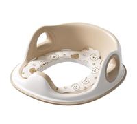 Sedile WC per bambini con manici, base antiscivolo, bordi spessi, design comodo per la maggior parte dei WC standard per addestrare il vasino