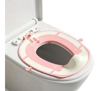 Sedile WC per bambini, stabile e sicuro per bambini, portatile, pieghevole, facile da usare, per ragazzi e ragazze (B)