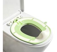 Sedile WC per bambini, stabile e sicuro per bambini, portatile, pieghevole, facile da usare, per ragazzi e ragazze (A)