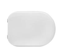 COPRIVASO COPRIWATER IN LEGNO MDF BIANCO BEMIS SEDILE MOD. SINTESI CESAME