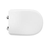 Sedile WC per Facis Vaso Ginevra Forma 6 Cw Bianco Cerniere a Passanti