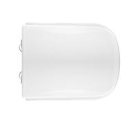 SEDILE WC PER GLOBO VASO STONE 52 FORMA 8- Bianco - Cerniere C espansion- CW-...