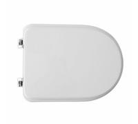 Sedile Wc Per Gravena Vaso Garbo Forma 7 - Bianco - Cerniere A Passanti