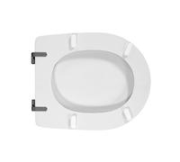 SEDILE WC PER INCEA VASO NUBE FORMA 6 Bianco Cerniere A passanti Copriwater
